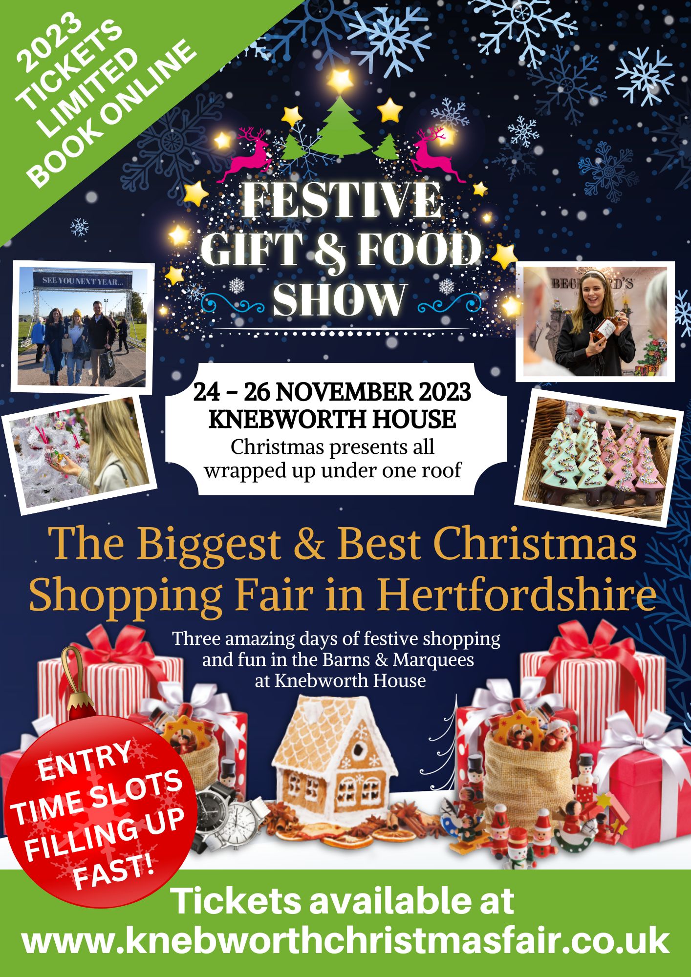 Exhibitor Artwork and Images to use on social media Knebworth Christmas Fair